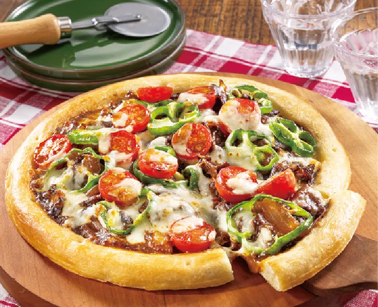 デミグラスソースピザイメージ画像